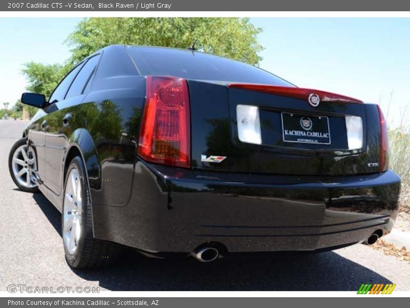 Black Raven / Light Gray 2007 Cadillac CTS -V Sedan