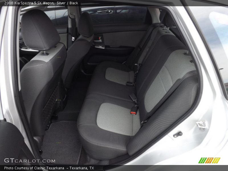  2008 Spectra 5 SX Wagon Black Interior