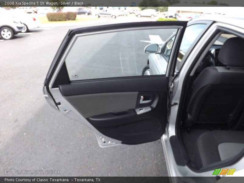 Silver / Black 2008 Kia Spectra 5 SX Wagon