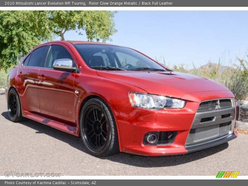 Front 3/4 View of 2010 Lancer Evolution MR Touring