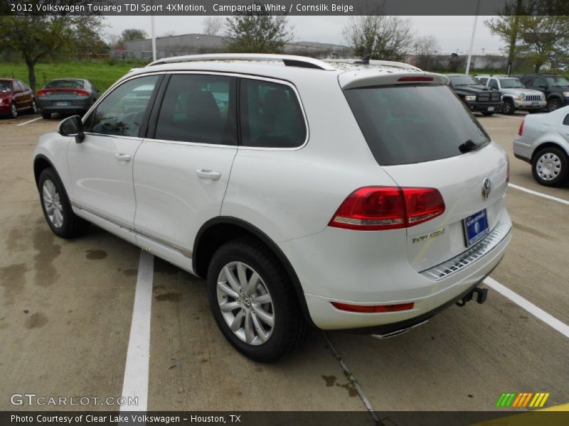 Campanella White / Cornsilk Beige 2012 Volkswagen Touareg TDI Sport 4XMotion