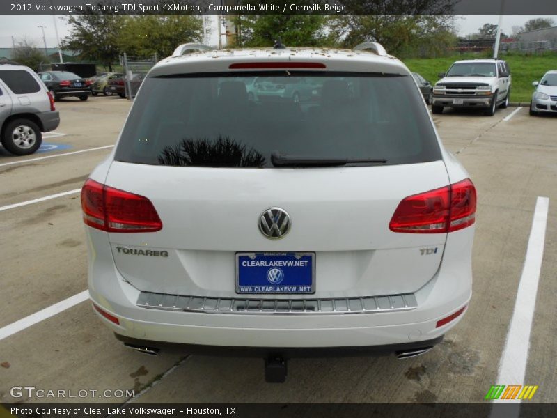 Campanella White / Cornsilk Beige 2012 Volkswagen Touareg TDI Sport 4XMotion