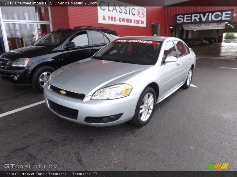 Silver Ice Metallic / Ebony 2012 Chevrolet Impala LTZ