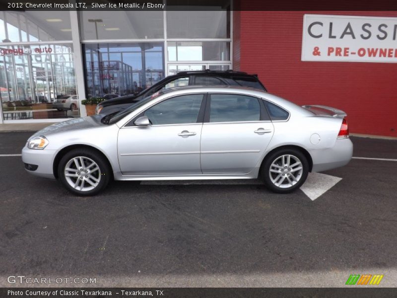 Silver Ice Metallic / Ebony 2012 Chevrolet Impala LTZ