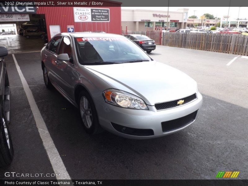 Silver Ice Metallic / Ebony 2012 Chevrolet Impala LTZ