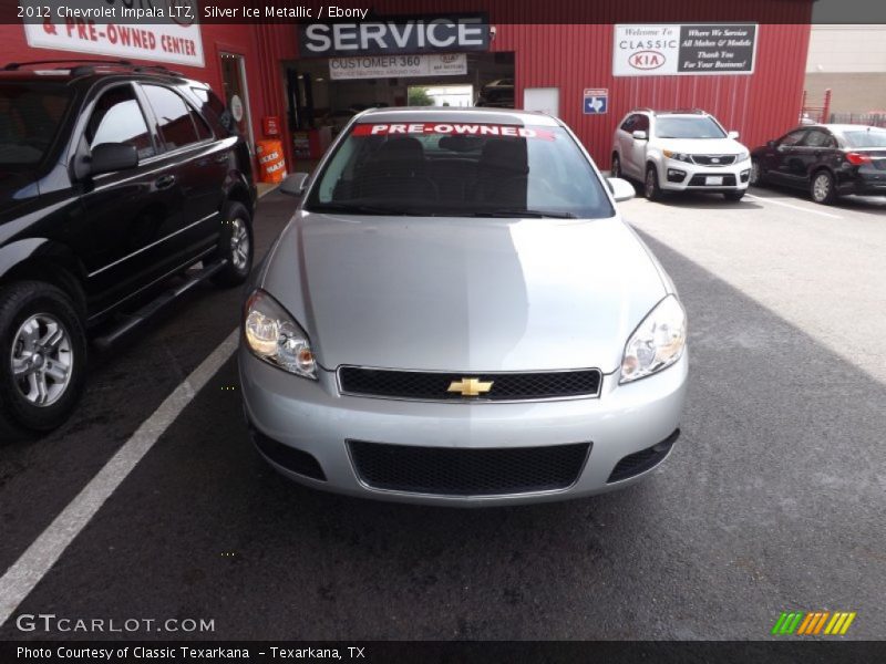 Silver Ice Metallic / Ebony 2012 Chevrolet Impala LTZ