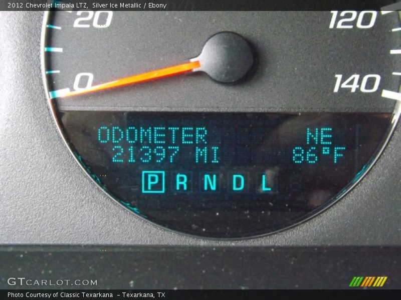 Silver Ice Metallic / Ebony 2012 Chevrolet Impala LTZ