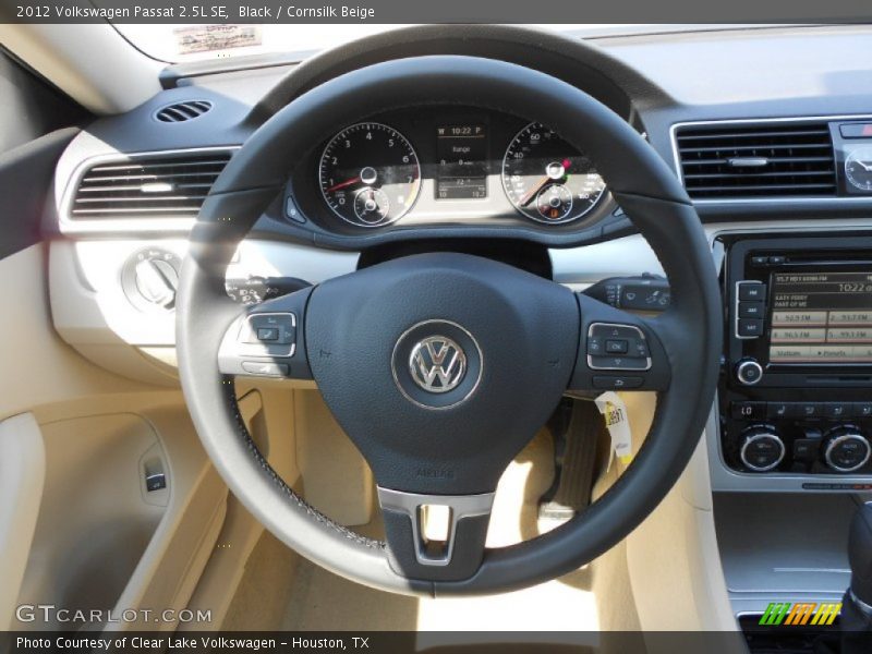  2012 Passat 2.5L SE Steering Wheel