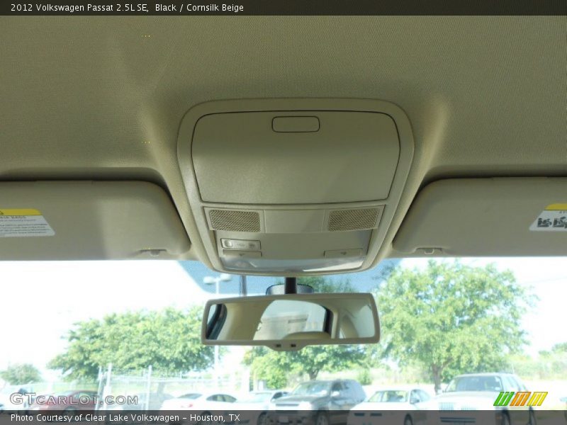 Black / Cornsilk Beige 2012 Volkswagen Passat 2.5L SE