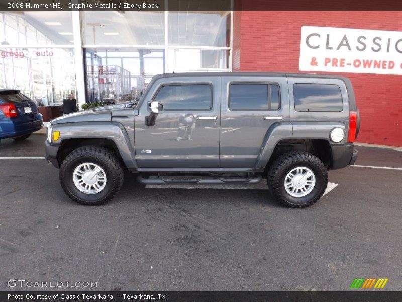 Graphite Metallic / Ebony Black 2008 Hummer H3