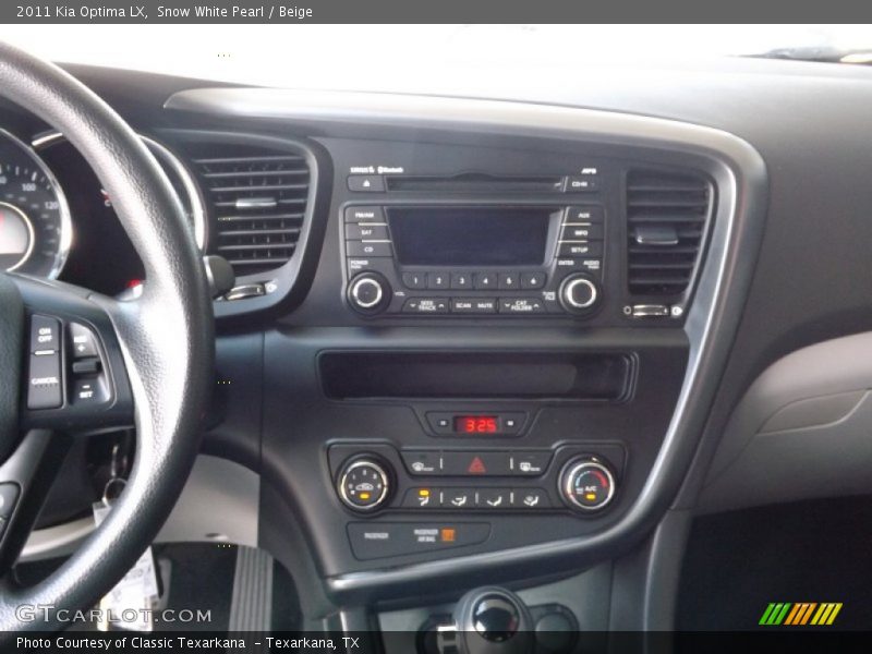 Snow White Pearl / Beige 2011 Kia Optima LX