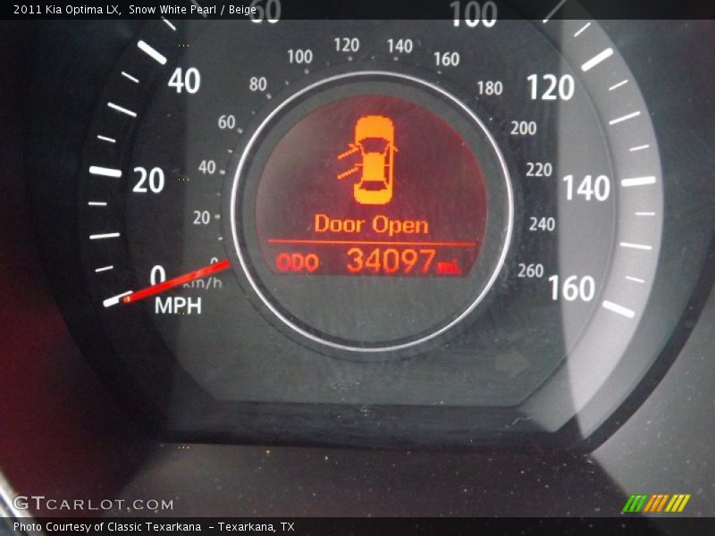 Snow White Pearl / Beige 2011 Kia Optima LX