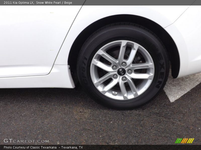 Snow White Pearl / Beige 2011 Kia Optima LX