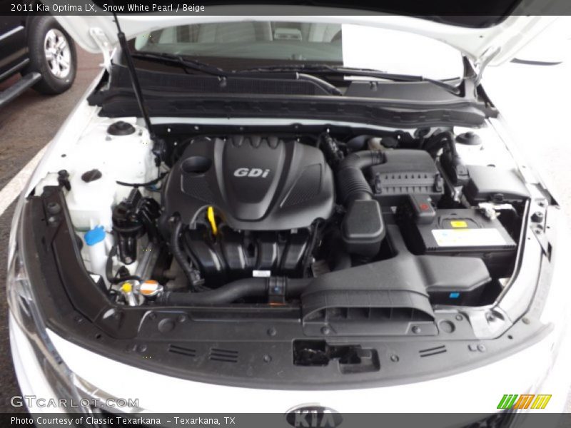 Snow White Pearl / Beige 2011 Kia Optima LX