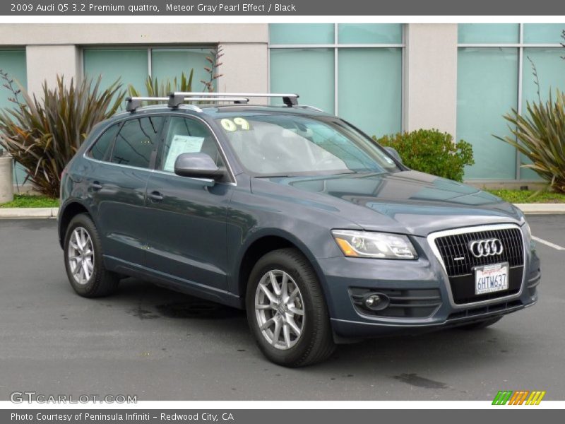 Meteor Gray Pearl Effect / Black 2009 Audi Q5 3.2 Premium quattro