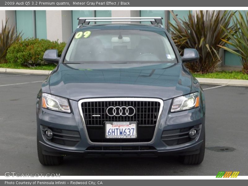 Meteor Gray Pearl Effect / Black 2009 Audi Q5 3.2 Premium quattro