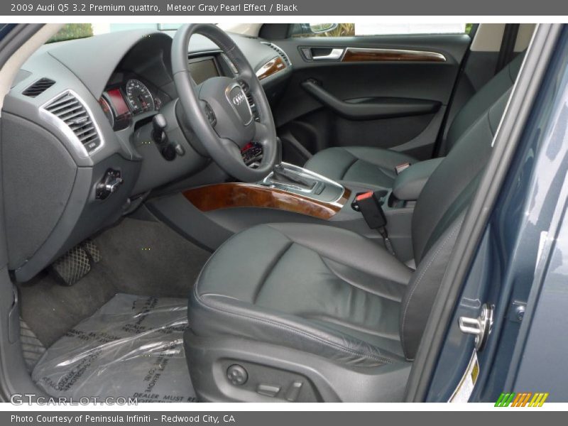 Meteor Gray Pearl Effect / Black 2009 Audi Q5 3.2 Premium quattro
