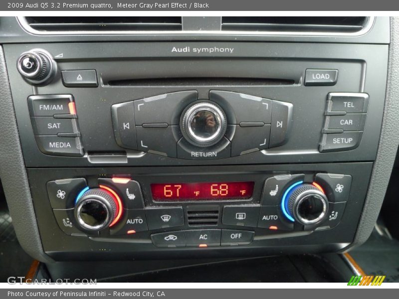 Meteor Gray Pearl Effect / Black 2009 Audi Q5 3.2 Premium quattro