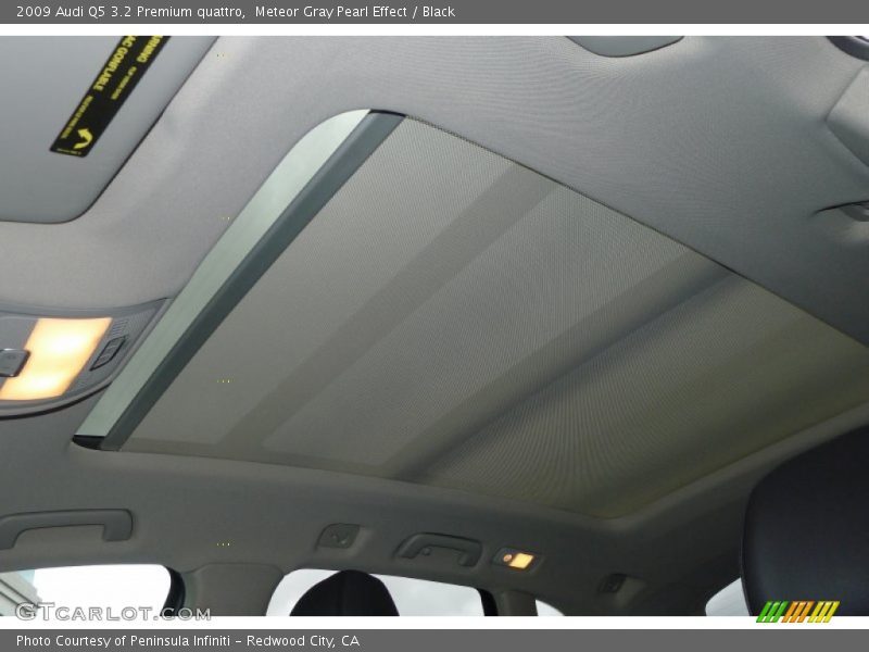 Meteor Gray Pearl Effect / Black 2009 Audi Q5 3.2 Premium quattro