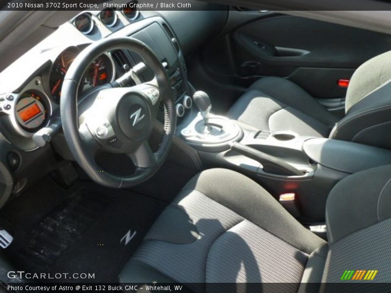 Platinum Graphite / Black Cloth 2010 Nissan 370Z Sport Coupe