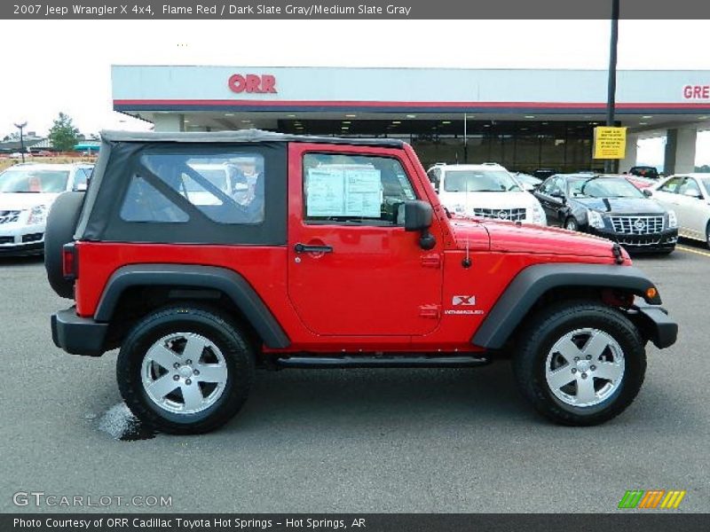 Flame Red / Dark Slate Gray/Medium Slate Gray 2007 Jeep Wrangler X 4x4