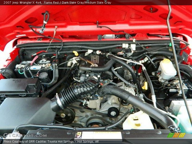 Flame Red / Dark Slate Gray/Medium Slate Gray 2007 Jeep Wrangler X 4x4