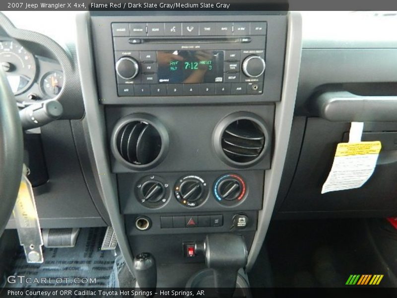 Flame Red / Dark Slate Gray/Medium Slate Gray 2007 Jeep Wrangler X 4x4