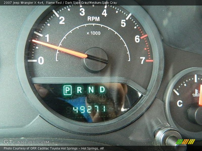 Flame Red / Dark Slate Gray/Medium Slate Gray 2007 Jeep Wrangler X 4x4
