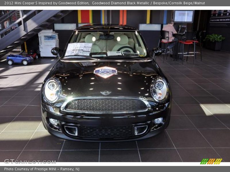 Goodwood Diamond Black Metallic / Bespoke/Cornsilk Beige/Walnut 2012 Mini Cooper S Inspired by Goodwood Edition