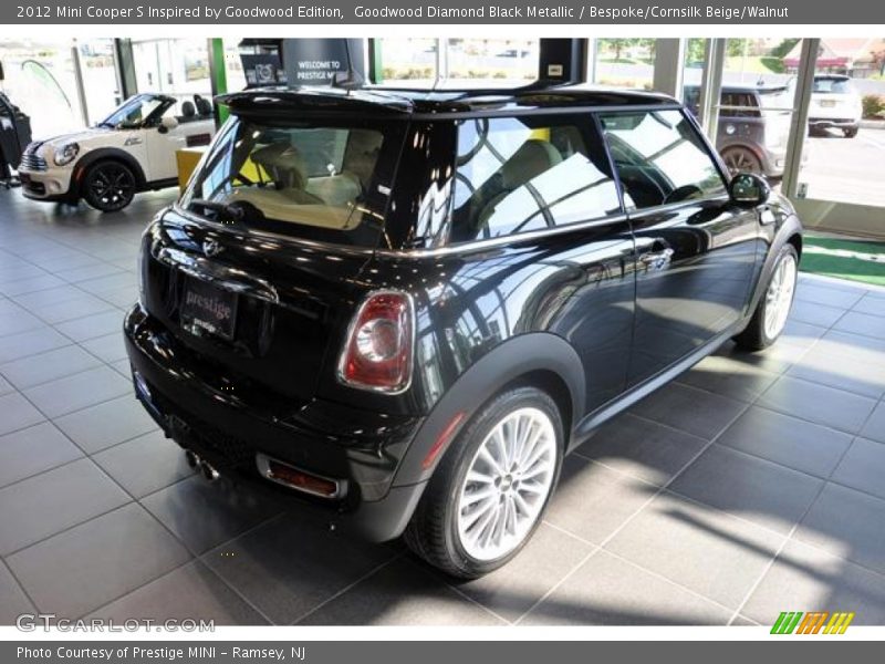 Goodwood Diamond Black Metallic / Bespoke/Cornsilk Beige/Walnut 2012 Mini Cooper S Inspired by Goodwood Edition