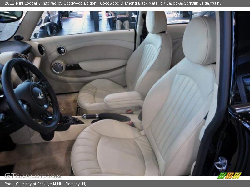 Goodwood Diamond Black Metallic / Bespoke/Cornsilk Beige/Walnut 2012 Mini Cooper S Inspired by Goodwood Edition