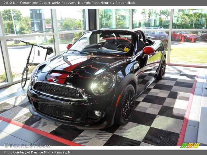 Midnight Black Metallic / Carbon Black 2012 Mini Cooper John Cooper Works Roadster