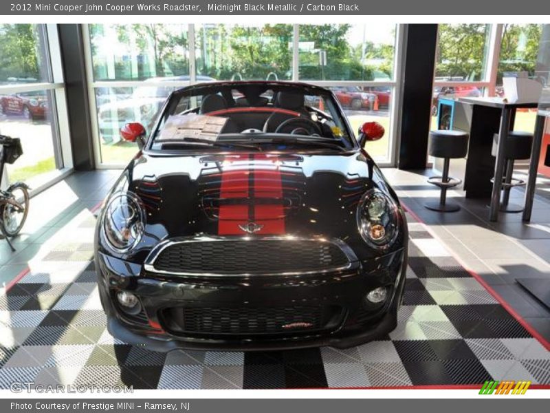 Midnight Black Metallic / Carbon Black 2012 Mini Cooper John Cooper Works Roadster