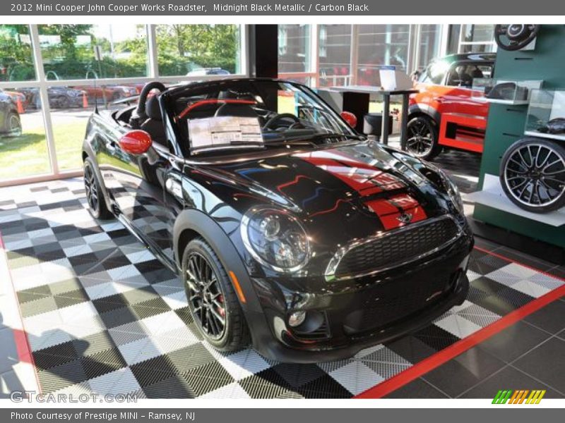 Midnight Black Metallic / Carbon Black 2012 Mini Cooper John Cooper Works Roadster