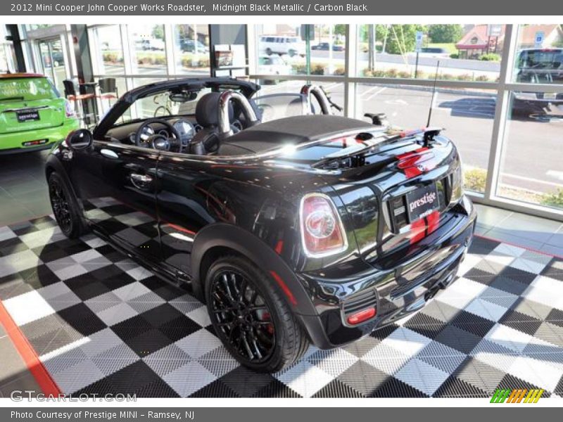 Midnight Black Metallic / Carbon Black 2012 Mini Cooper John Cooper Works Roadster