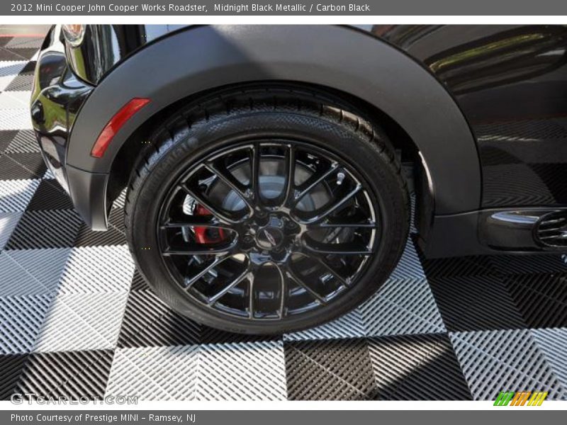 Midnight Black Metallic / Carbon Black 2012 Mini Cooper John Cooper Works Roadster