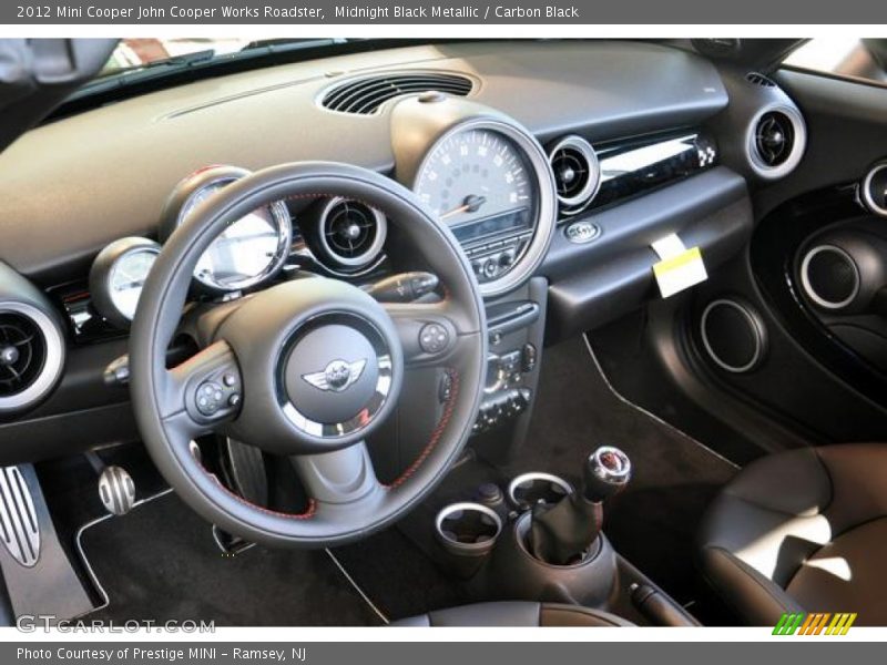 Midnight Black Metallic / Carbon Black 2012 Mini Cooper John Cooper Works Roadster