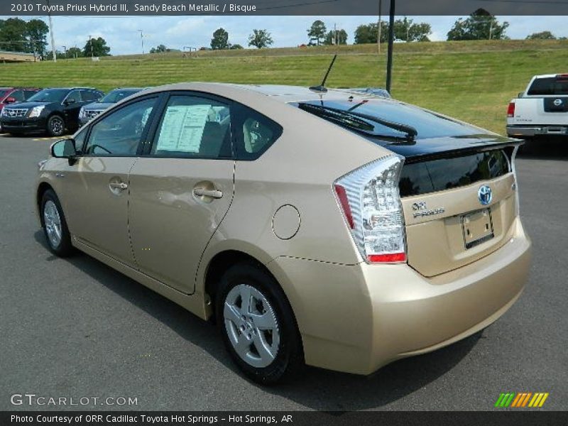 Sandy Beach Metallic / Bisque 2010 Toyota Prius Hybrid III