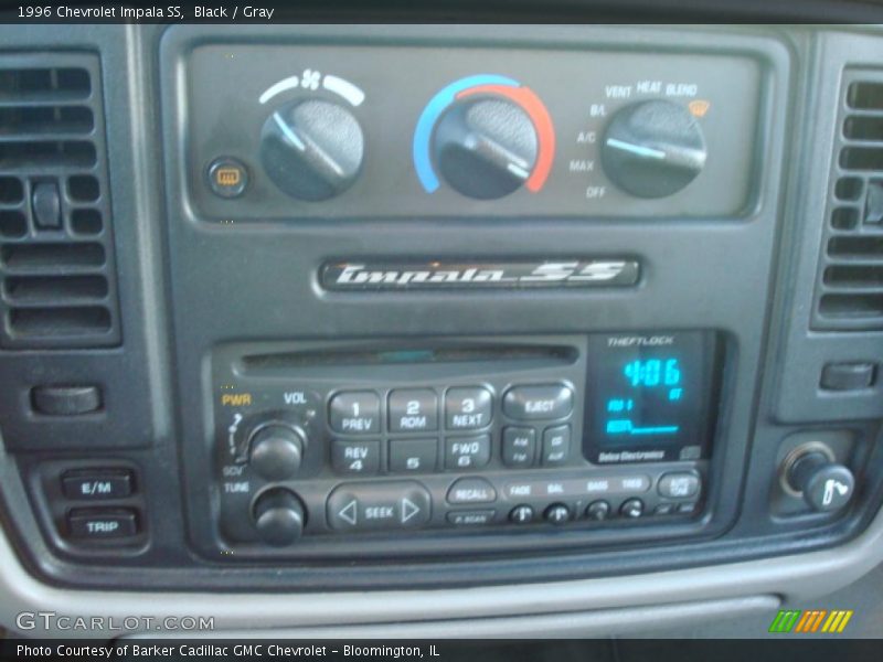 Black / Gray 1996 Chevrolet Impala SS