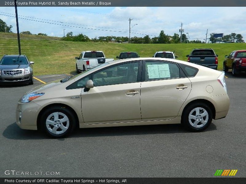 Sandy Beach Metallic / Bisque 2010 Toyota Prius Hybrid III