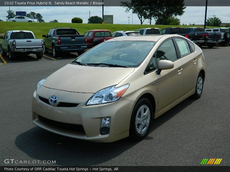 Sandy Beach Metallic / Bisque 2010 Toyota Prius Hybrid III