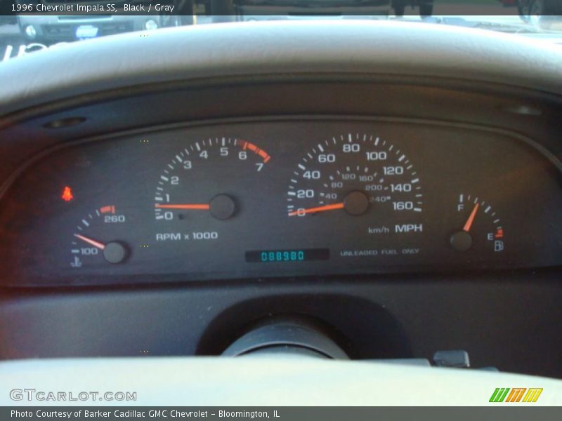 Black / Gray 1996 Chevrolet Impala SS