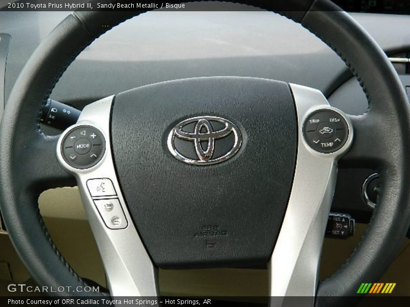 Sandy Beach Metallic / Bisque 2010 Toyota Prius Hybrid III