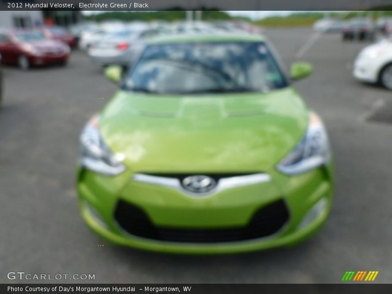 Electrolyte Green / Black 2012 Hyundai Veloster