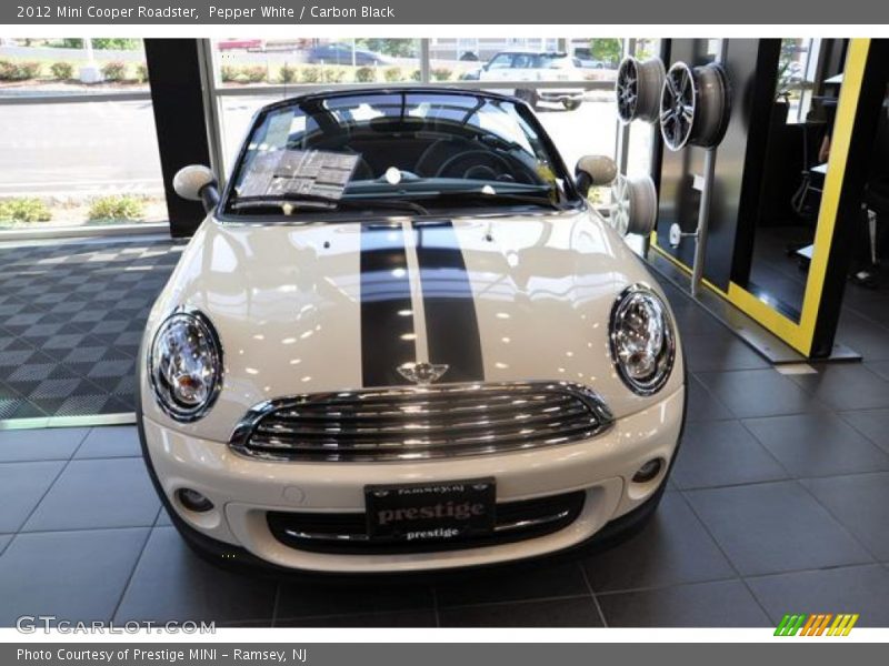 Pepper White / Carbon Black 2012 Mini Cooper Roadster
