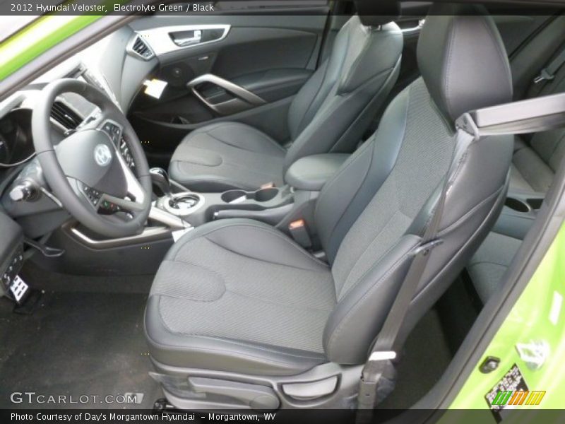 Front Seat of 2012 Veloster 