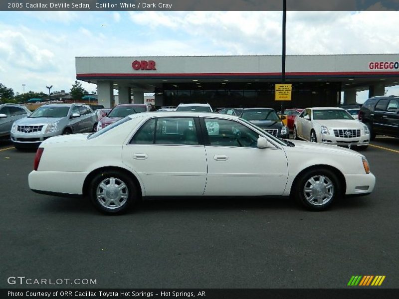 Cotillion White / Dark Gray 2005 Cadillac DeVille Sedan