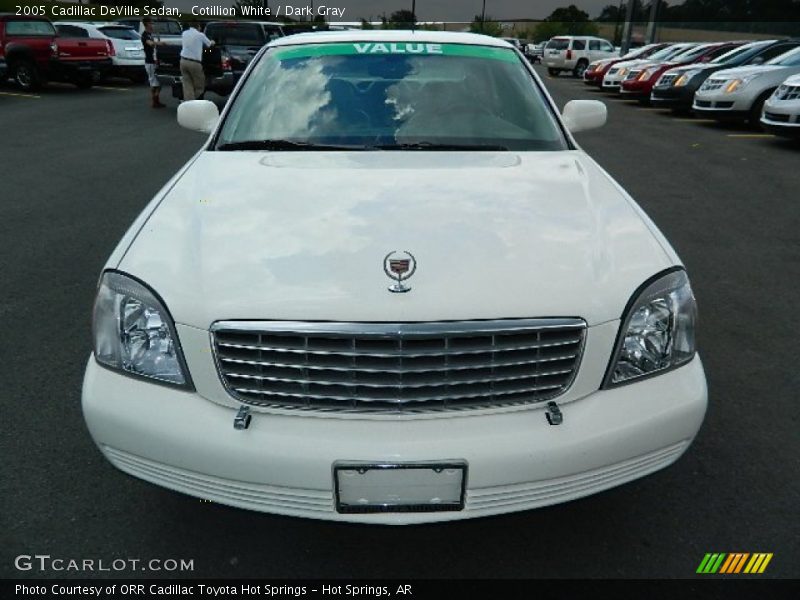 Cotillion White / Dark Gray 2005 Cadillac DeVille Sedan