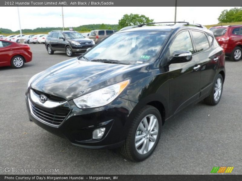 Ash Black / Black/Saddle 2012 Hyundai Tucson Limited AWD