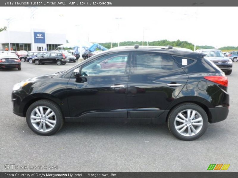 Ash Black / Black/Saddle 2012 Hyundai Tucson Limited AWD
